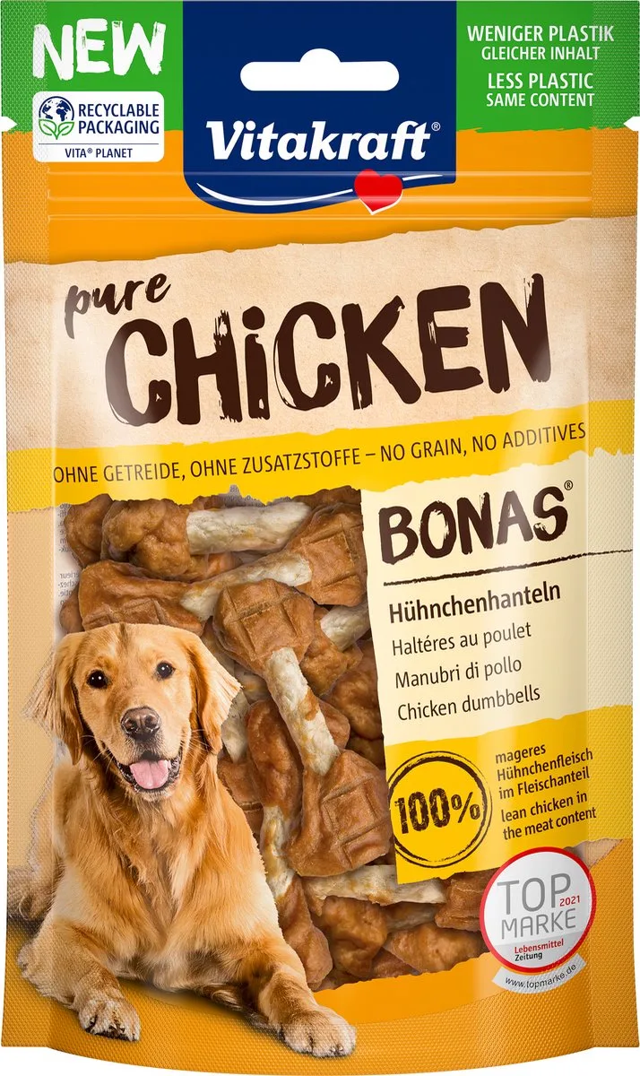 Bonas Halter - Hondensnacks - Kip 80 g by Vitakraft – product photo