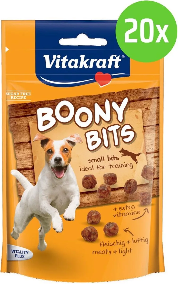 Bonis Bits - hondensnack - 55 gram - 20 verpakkingen de Vitakraft – photo produit