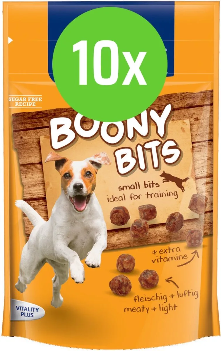 Boony Bits 55 gram - hondensnack - 10 verpakkingen von Vitakraft – Produktfoto