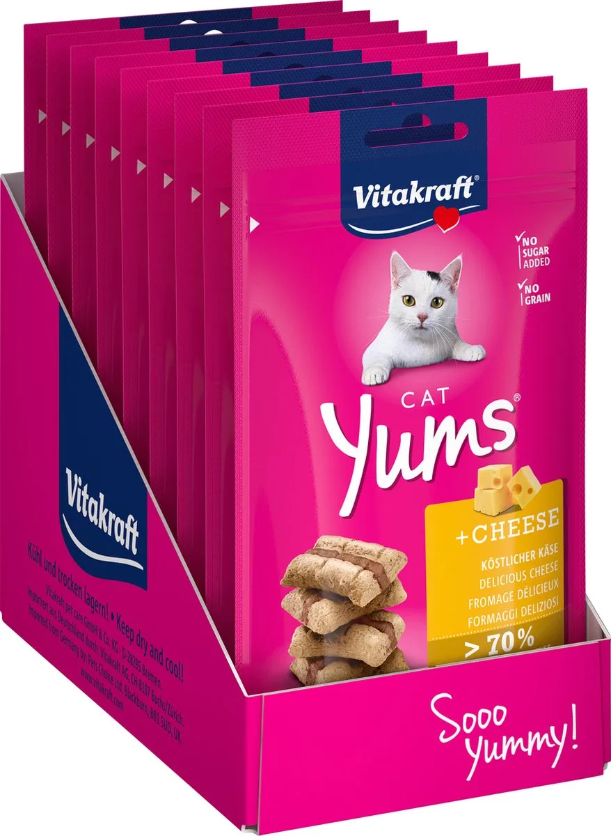 Cat Yums kaas - 9x40 gram van Vitakraft – productfoto