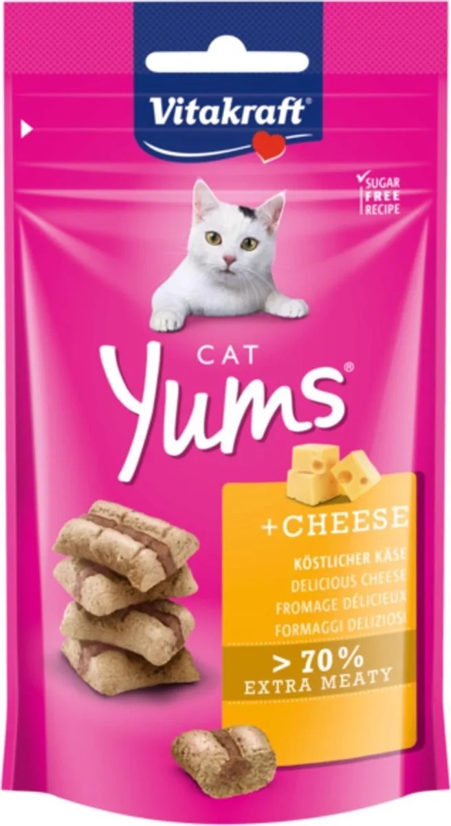 Cat Yums Kaas - Kattensnack - 6 x 40 g by Vitakraft – product photo