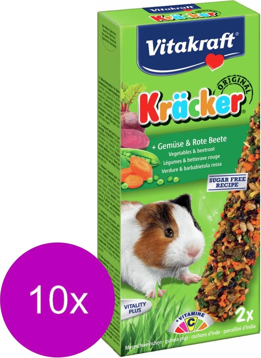 Cavia Kracker Groente 2 in 1 - 10 stuks von Vitakraft – Produktfoto