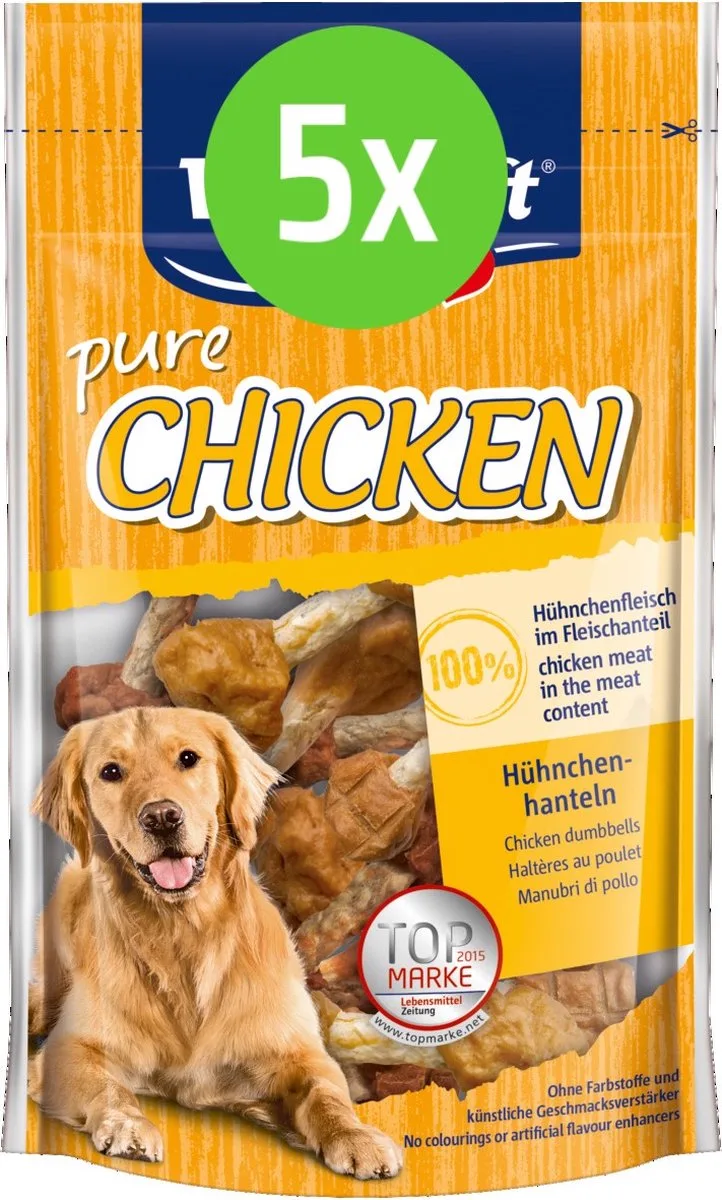 CHICKEN halter kippenvlees - hondensnack - 80 gram - 5 Verpakkingen von Vitakraft – Produktfoto