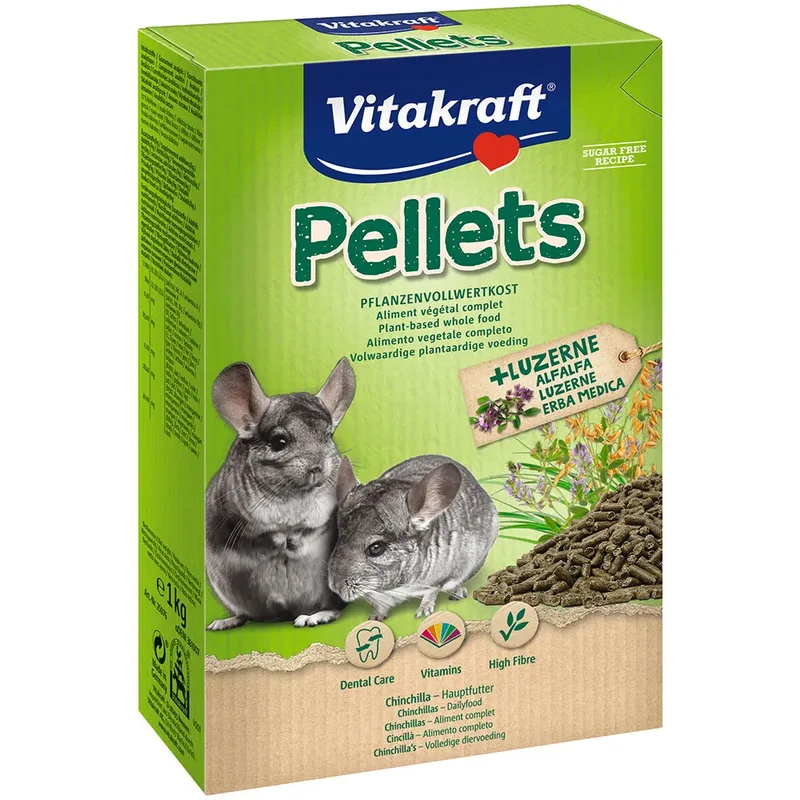 Chinchillavoer In Pellets 1kg de Vitakraft – photo produit