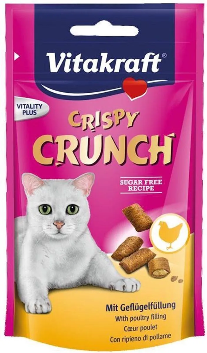 Crispy Crunch Gevogelte - Kat - Snack - 3 x 60 gr by Vitakraft – product photo