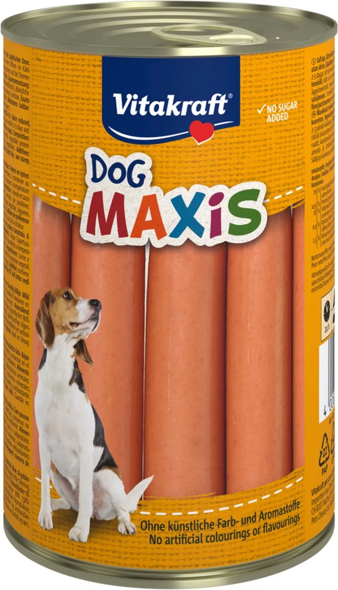 Dog Maxis snackworstjes Hondensnack - inhoud 6 St by Vitakraft – product photo
