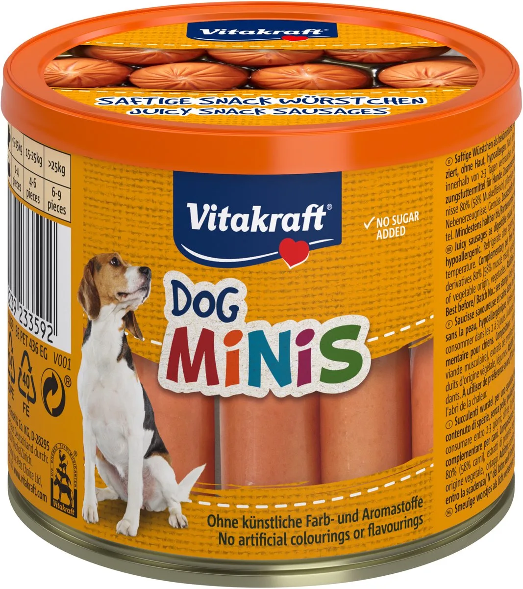 Dog Minis - 3 x 120 g van Vitakraft – productfoto