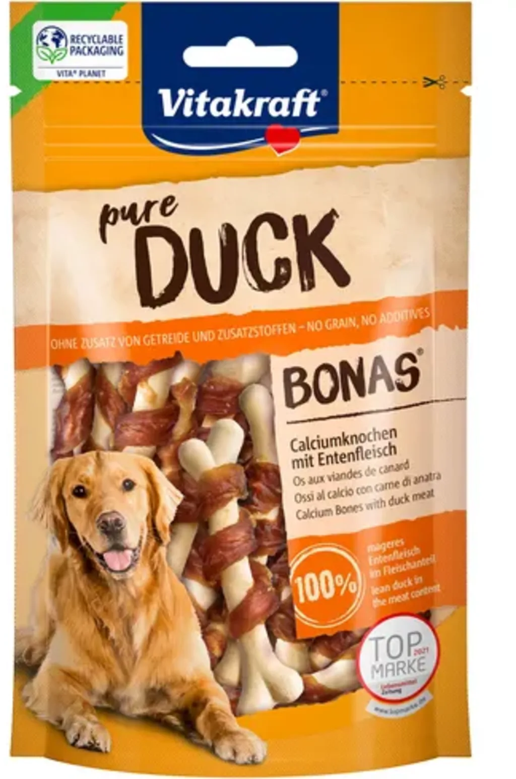 Duck Bonas® Calciumknochen Ente - 80 g von Vitakraft – Produktfoto