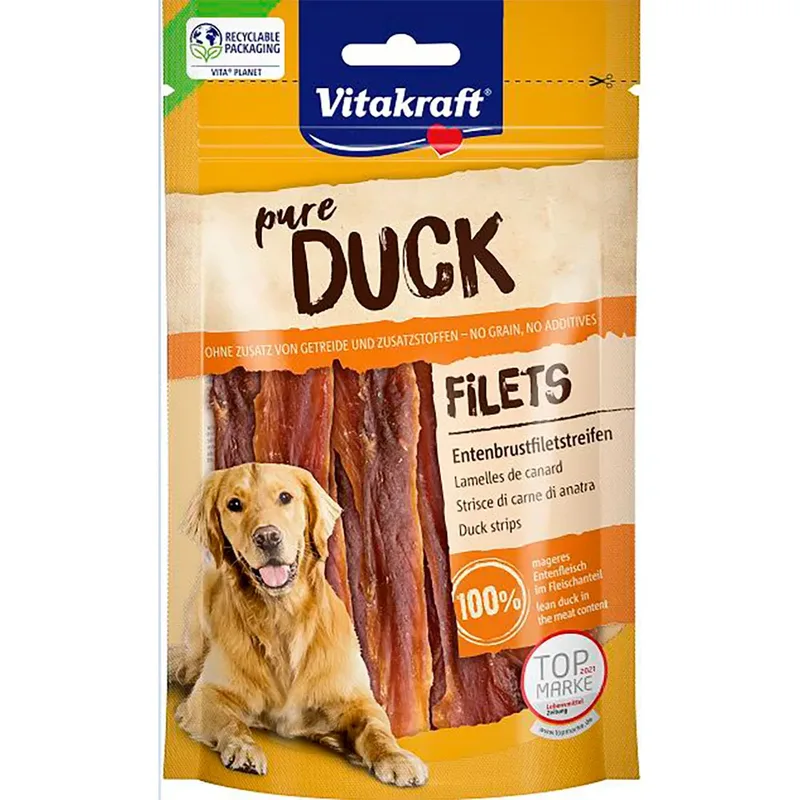 Duck Eendenreepjes (58594) Hondenvoer 80g by Vitakraft – product photo