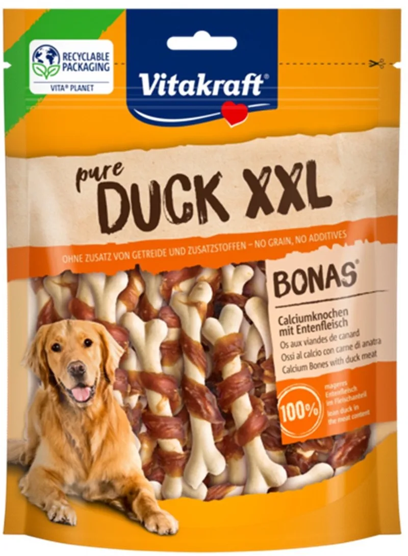 Duck XXL Bonas Hond - hondensnack - 200 gram by Vitakraft – product photo