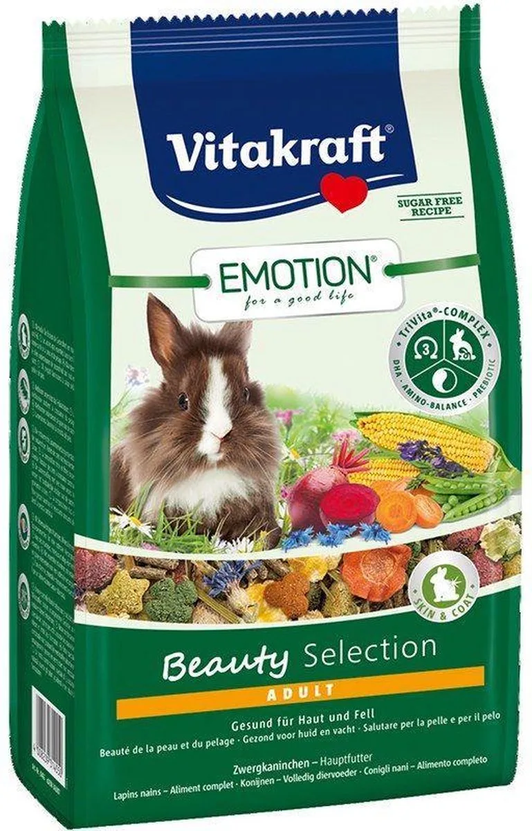Emotion Beauty Selection Adult Konijn - 600 gram by Vitakraft – product photo