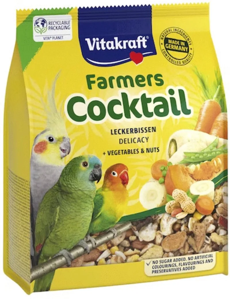 Farmers Cocktail Papegaai - Vogelvoer - 250 g de Vitakraft – photo produit