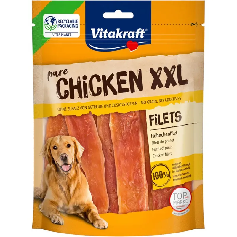 Filets De Poulet Xxl Friandise Pour Chien 250g fra Vitakraft – produktbillede