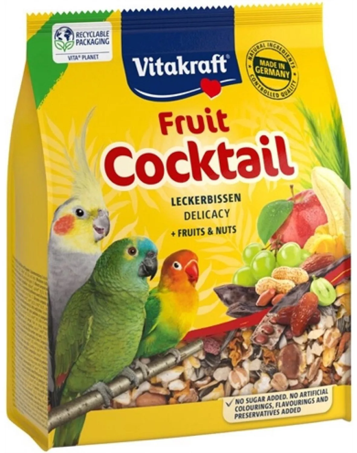 Fruit Cocktail Valkparkiet/Agapornis - Vogelsnack - 250 g von Vitakraft – Produktfoto