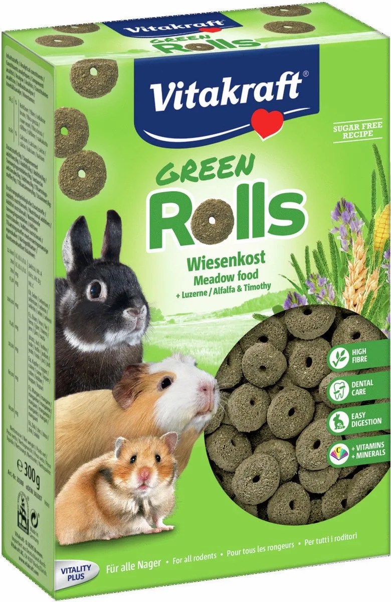 Alfalfaringar För Gnagare 300gr von Vitakraft – Produktfoto