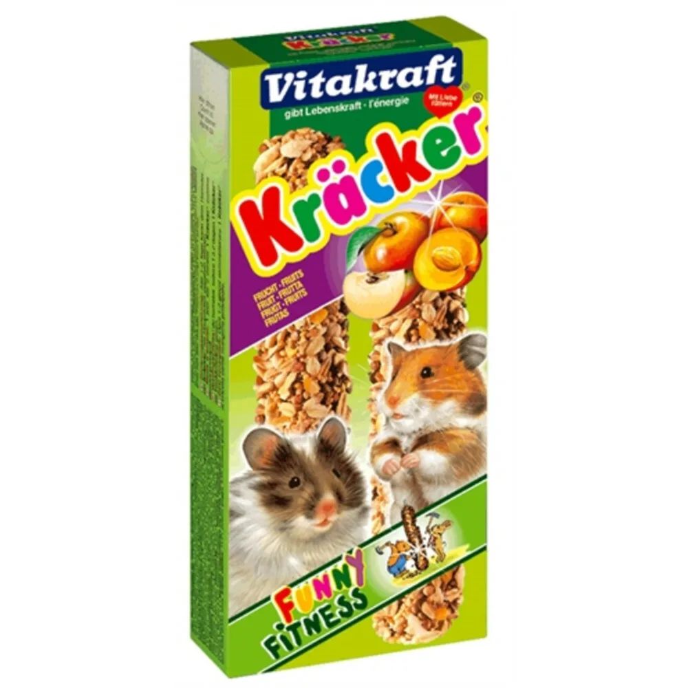 Hamster Kracker 2 in 1 Fruit 2 stuks by Vitakraft – product photo