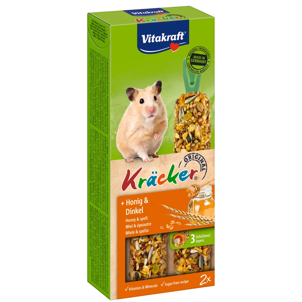 Hamster Kracker Honing - Spelt 2 stuks by Vitakraft – product photo