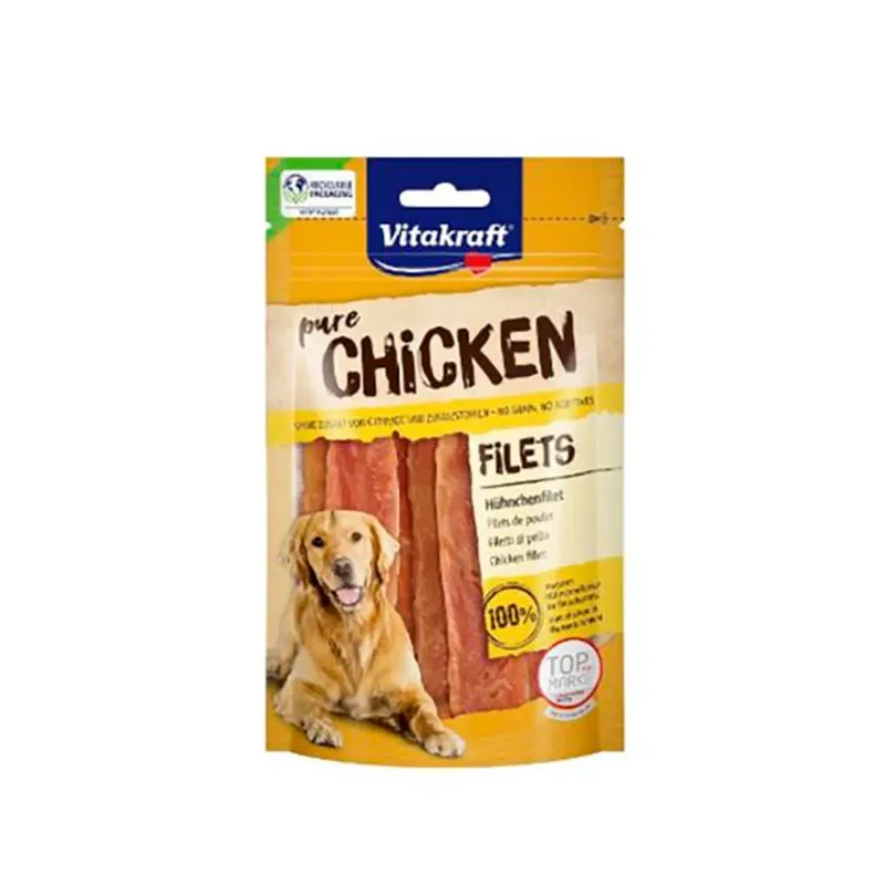 Kip Kipfilet (58602) Hondenvoer 80g by Vitakraft – product photo