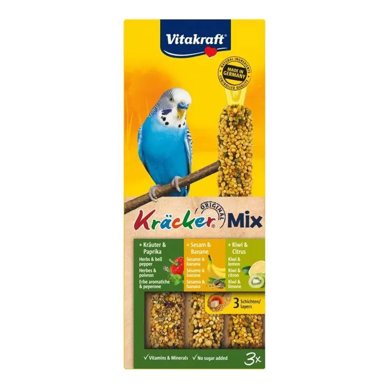Kräcker-mix Banane Kiwi Pfeffer Vogelfutter 3 Einheiten by Vitakraft – product photo 1 of 2