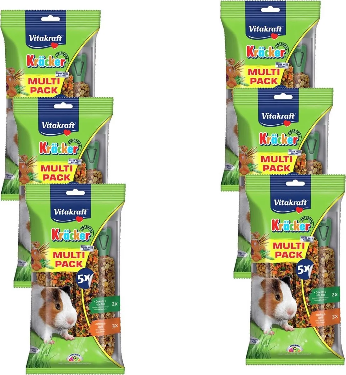 Kräcker Multipack cavia -6x 5 stuks by Vitakraft – product photo
