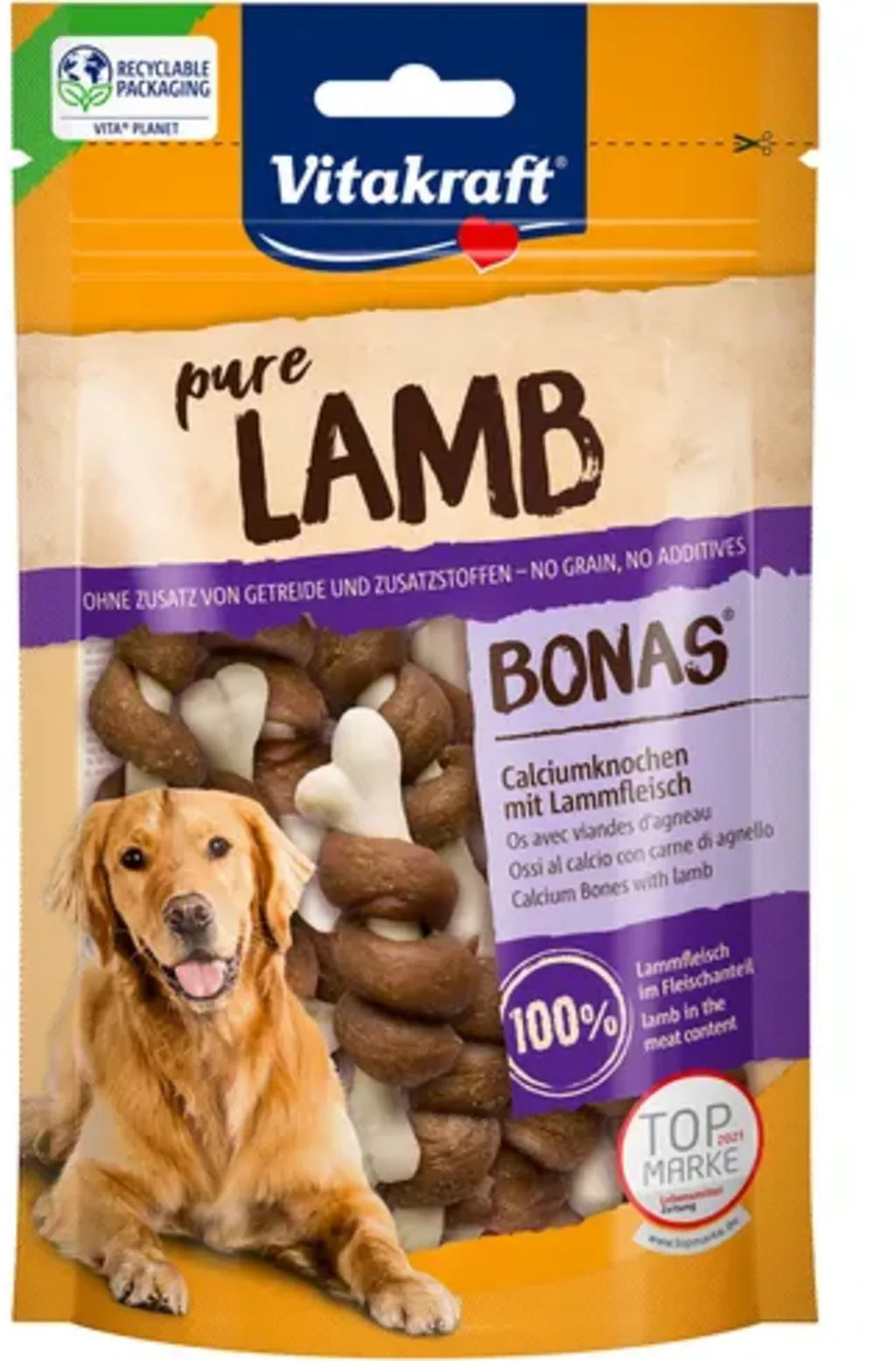 Snack Os avec Agneau pour Chiens 80 GR de Vitakraft – photo produit