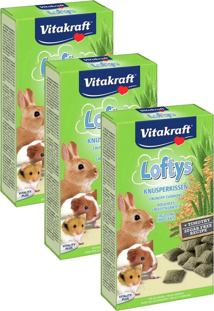 Lofty'sKnaagdier - 3 St à 100 gr - Knaagdiersnack von Vitakraft – Produktfoto