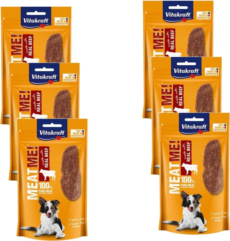 Meat Me! 60 g - Hondensnacks - 6 x Rund von Vitakraft – Produktfoto
