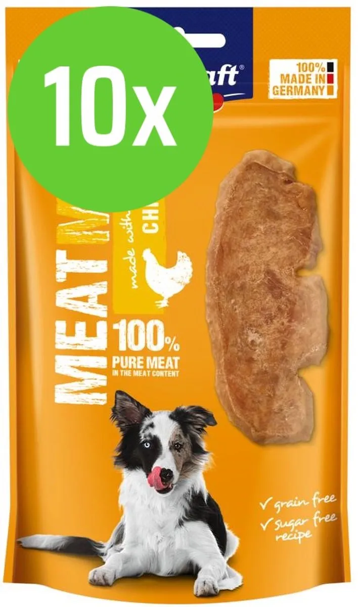 MEAT ME! Kip - hondensnack - 60 gram - 10 verpakkingen by Vitakraft – product photo