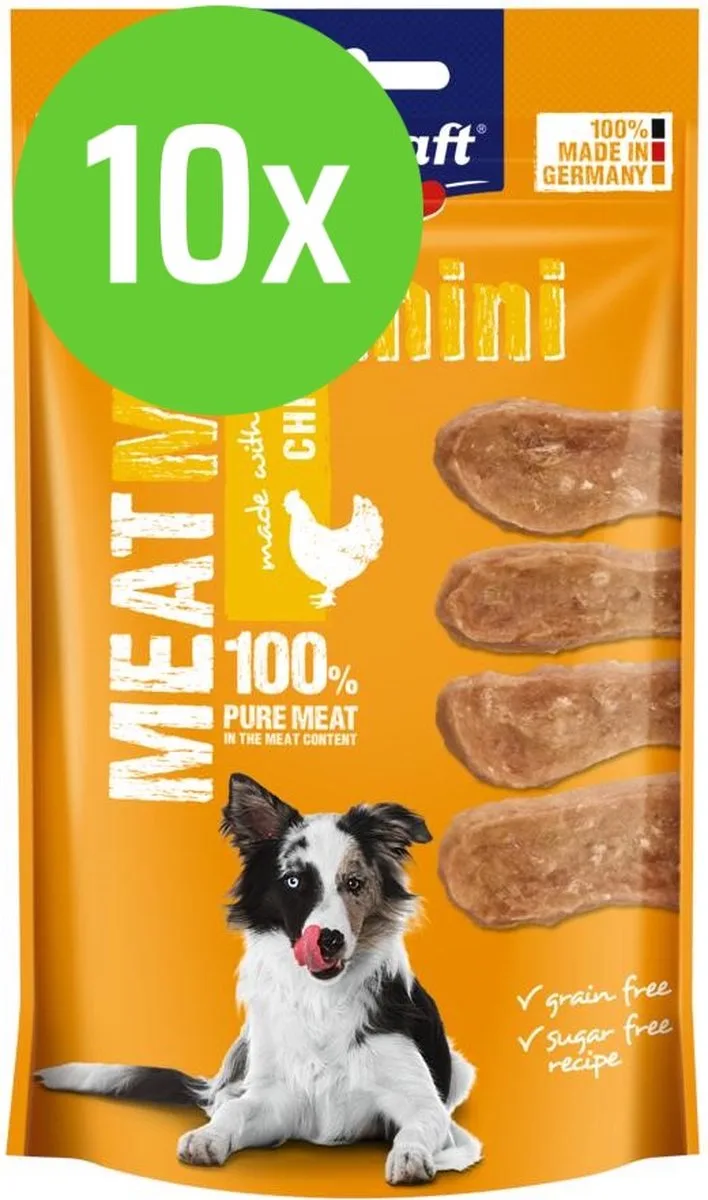 MEAT ME! Kip Mini - hondensnack - 60 gram - 10 verpakkingen de Vitakraft – photo produit