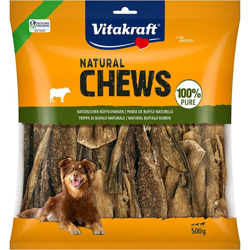 Natuurlijke Kauwsnack Pens Hondenvoer 500 G de Vitakraft – photo produit 1 sur 2