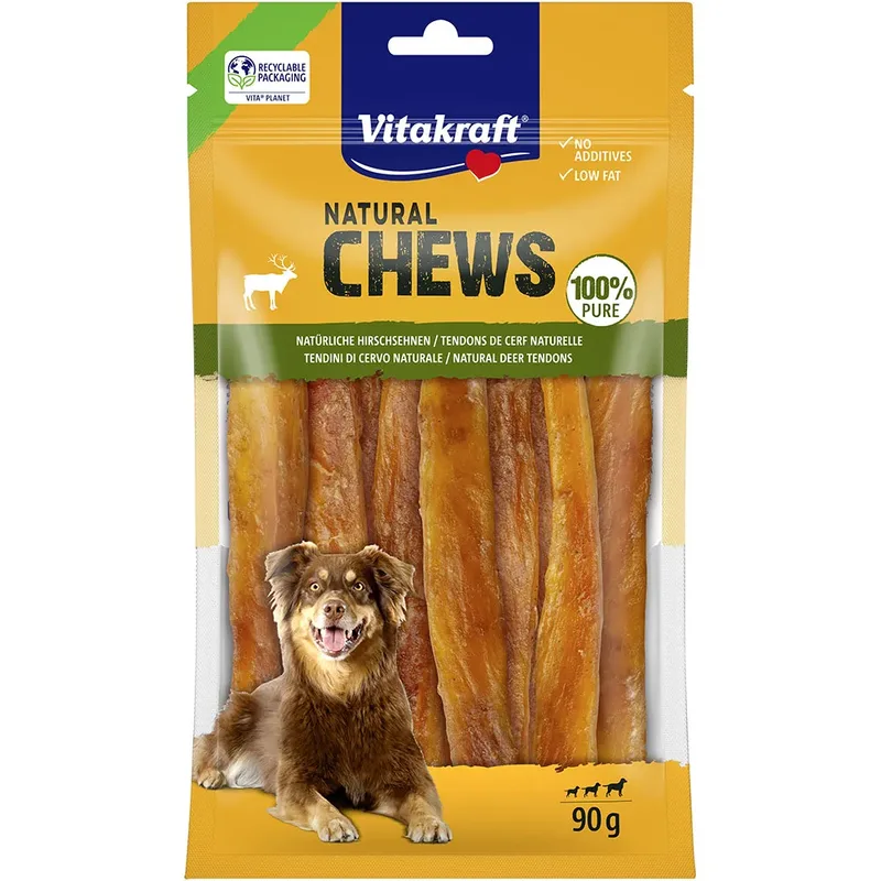 Natürliche Kauartikel Hirschsehnen Für Hundefutter 90 G von Vitakraft – Produktfoto 1 von 2