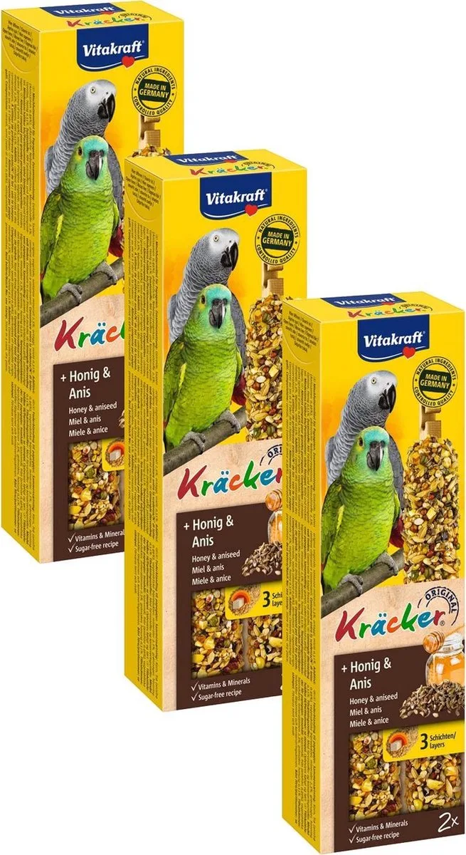Papegaai Kracker - Vogelsnack - 3 x 2 stuks African van Vitakraft – productfoto