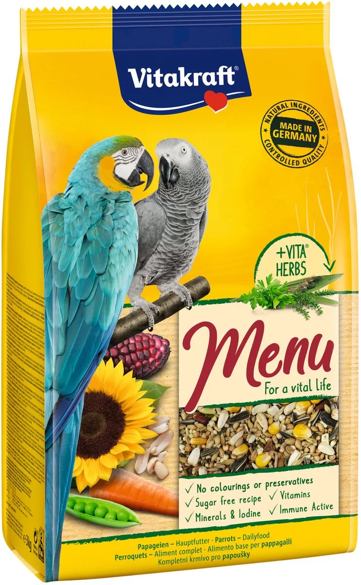 Papegaaien Premium Menu - Vogelvoer - 3 kg by Vitakraft – product photo