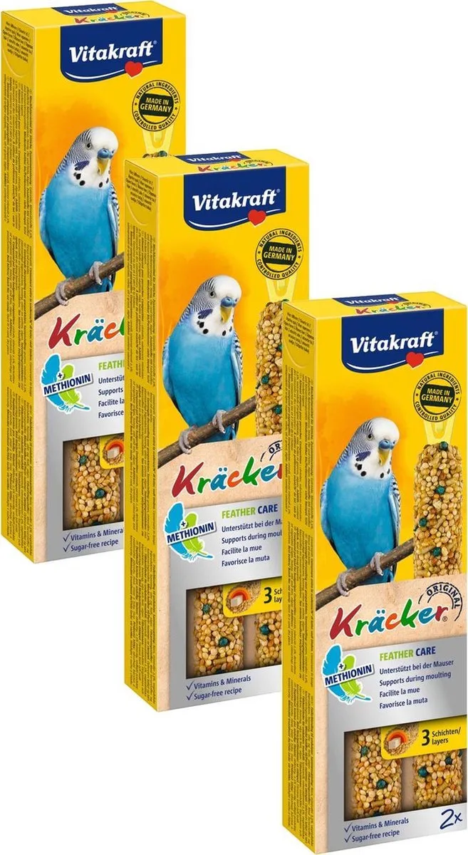 Parkiet Kracker - Vogelsnack - Rui - 3 x 2 st de Vitakraft – photo produit