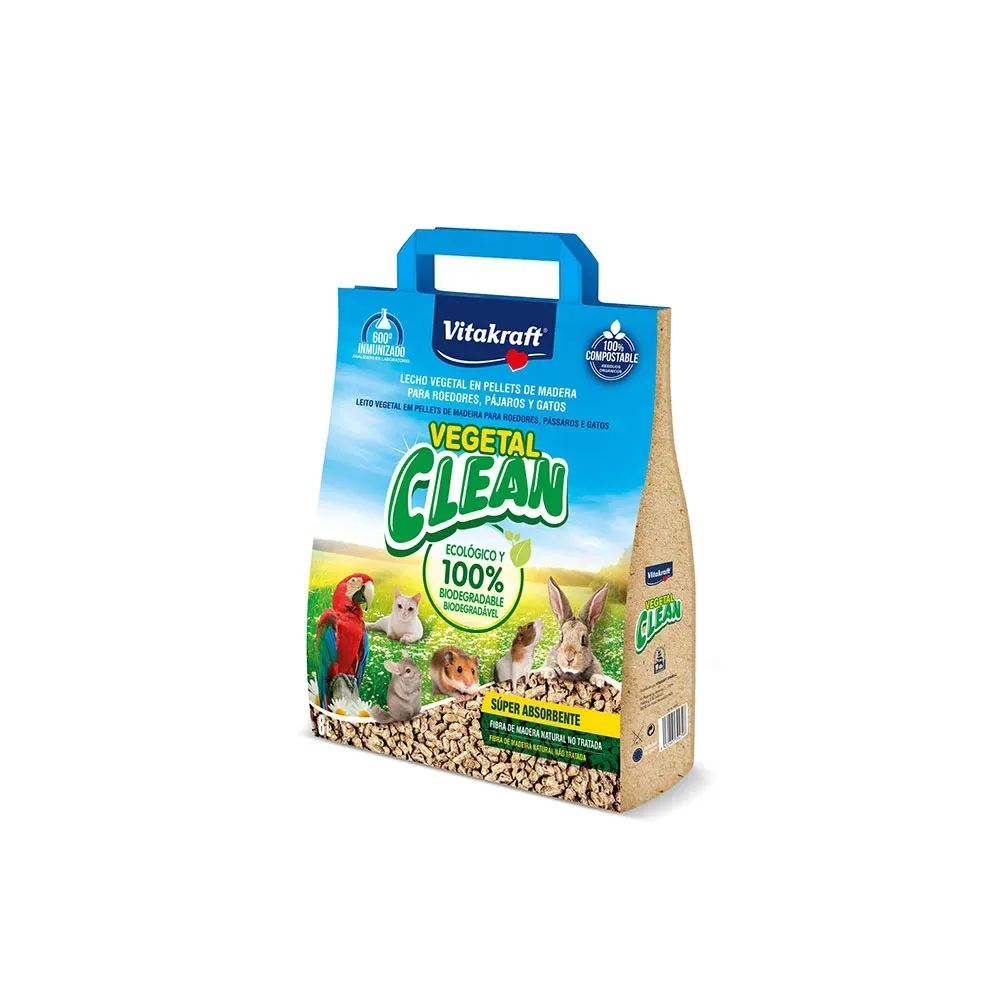 Plantaardig schoon beddengoed 8 L van Vitakraft – productfoto