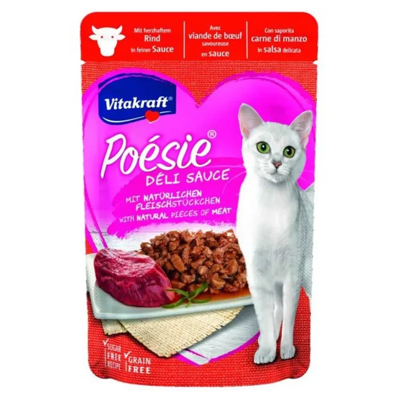 Poesie Delice Natvoer Voor Katten 85g van Vitakraft – productfoto