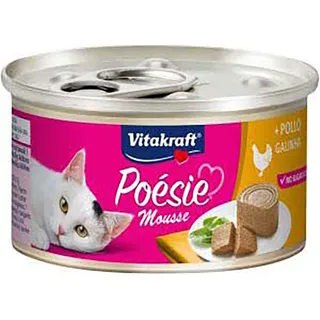 Poesie Mousse Kattenvoer Met Kip 85gr 12 Eenheden by Vitakraft – product photo 1 of 2