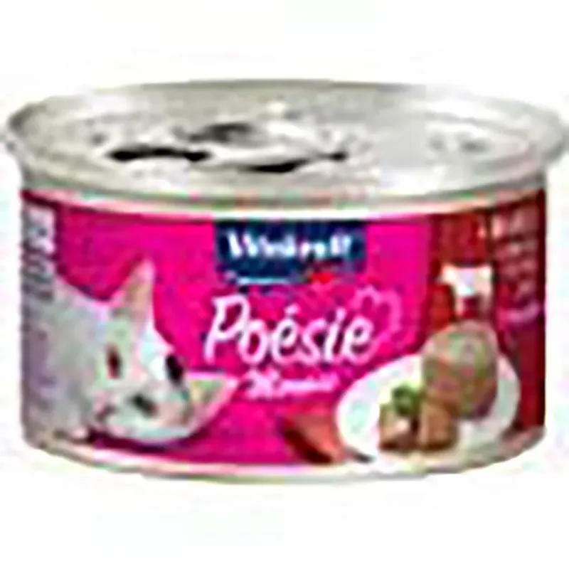 Pâtée Pour Chat Poesie Mousse Au Bœuf 85gr 12 Unités de Vitakraft – photo produit 2 sur 2