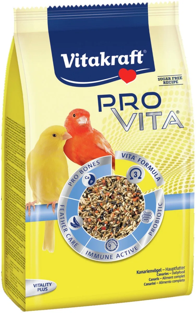 Pro Vita Kanarie - Vogelvoer - 800 g von Vitakraft – Produktfoto