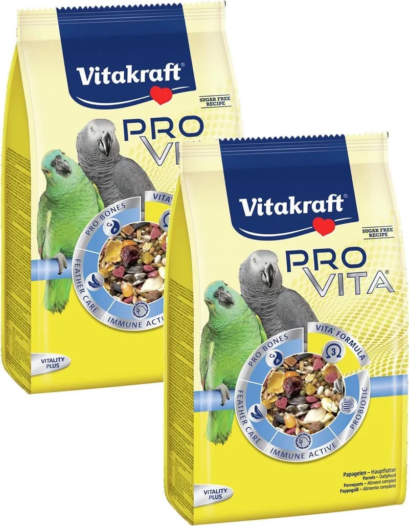 Pro Vita Papegaai - Vogelvoer - 2 x 750 g by Vitakraft – product photo