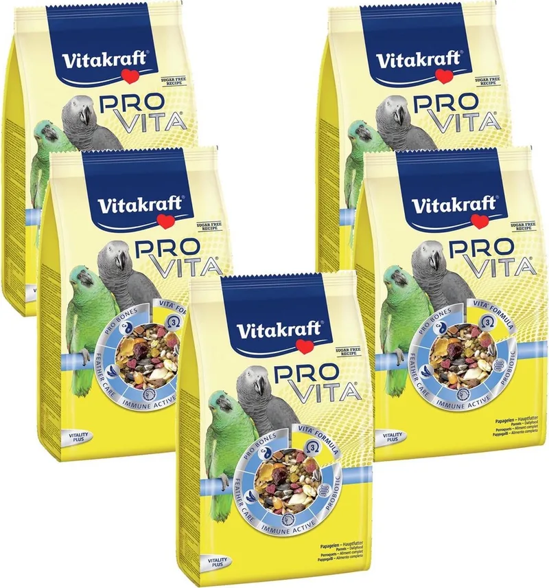 Pro Vita Papegaai - Vogelvoer - 5 x 750 g by Vitakraft – product photo