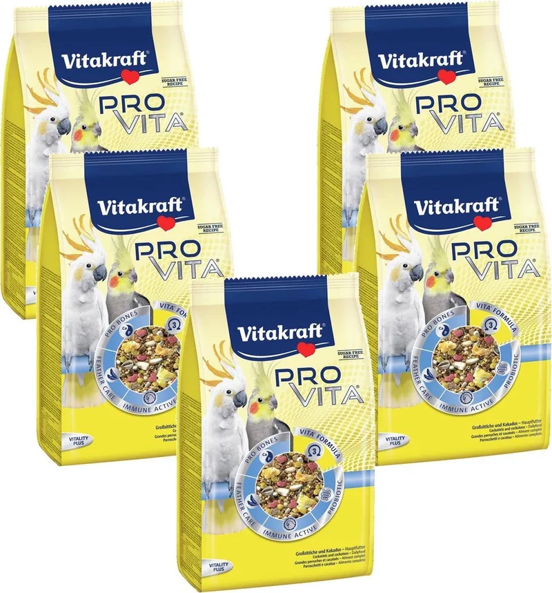 Pro Vita Valkparkiet - Vogelvoer - 5 x 750 g von Vitakraft – Produktfoto