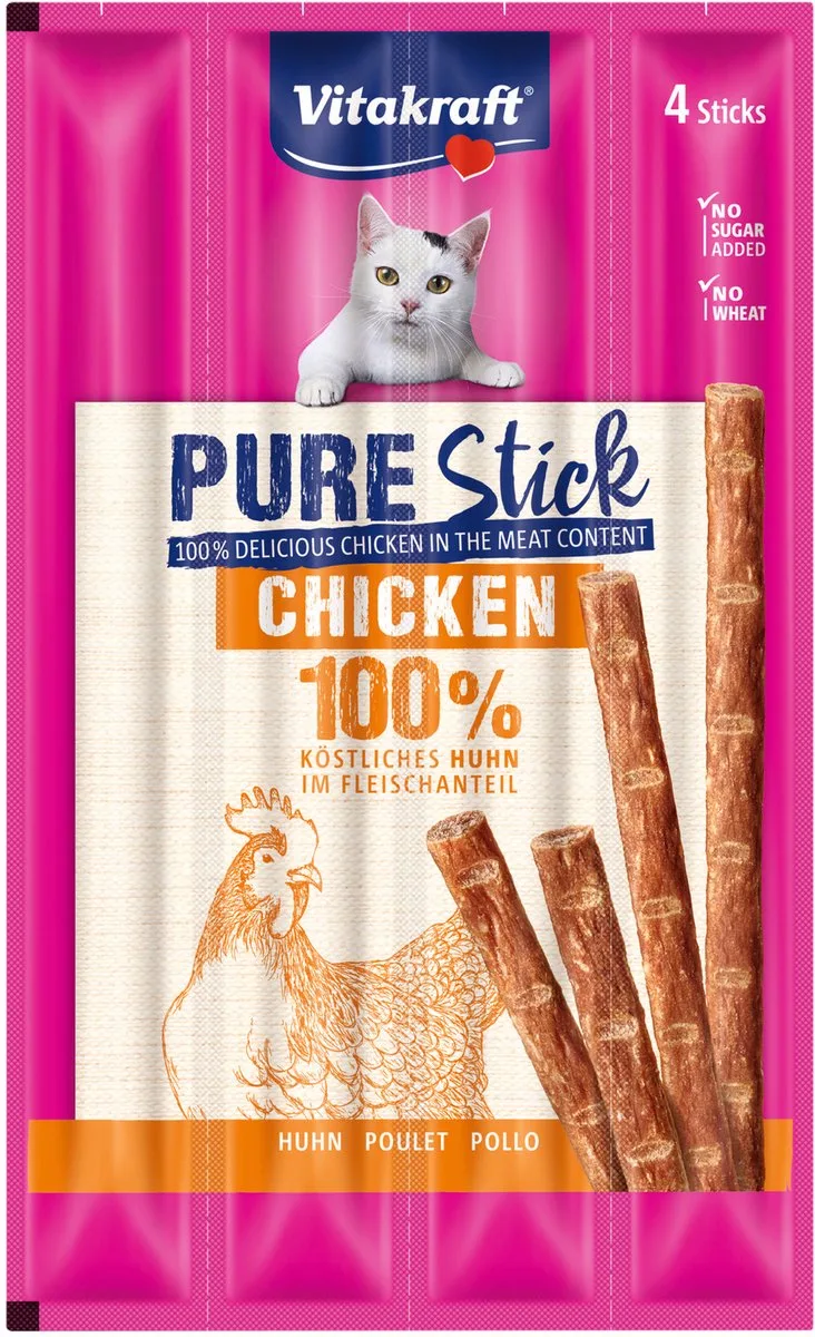 Purestick - Kattensnacks - Kip - MSC - 4 st by Vitakraft – product photo