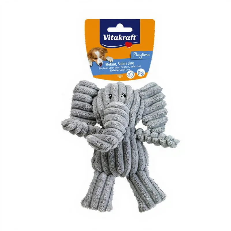 Safari Line Plüsch Elefant Hundespielzeug 1 Stück från Vitakraft – produktbild