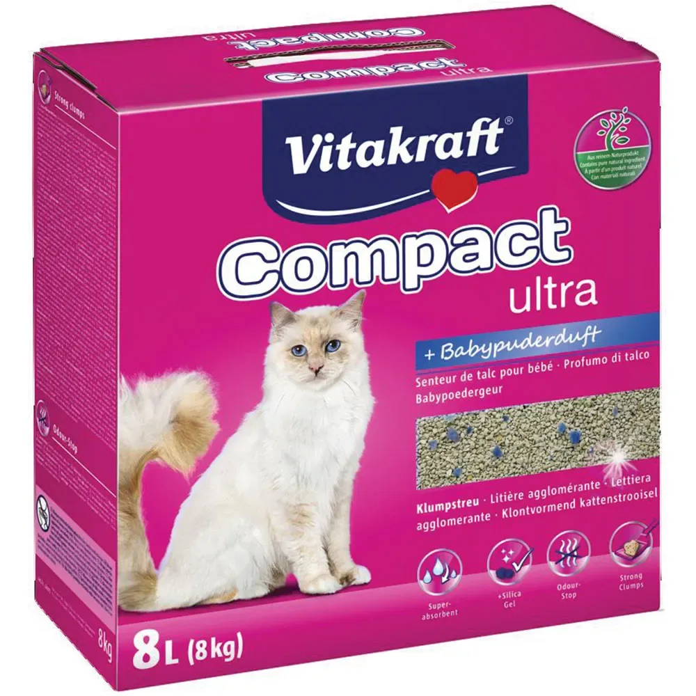Silica Kattenbakvulling klontvormend 8 KG von Vitakraft – Produktfoto