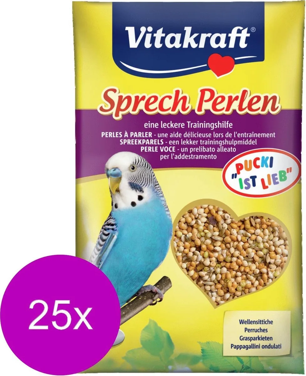 Spreekparels Parkiet - Vogelsnack - 25 x 20 g de Vitakraft – photo produit