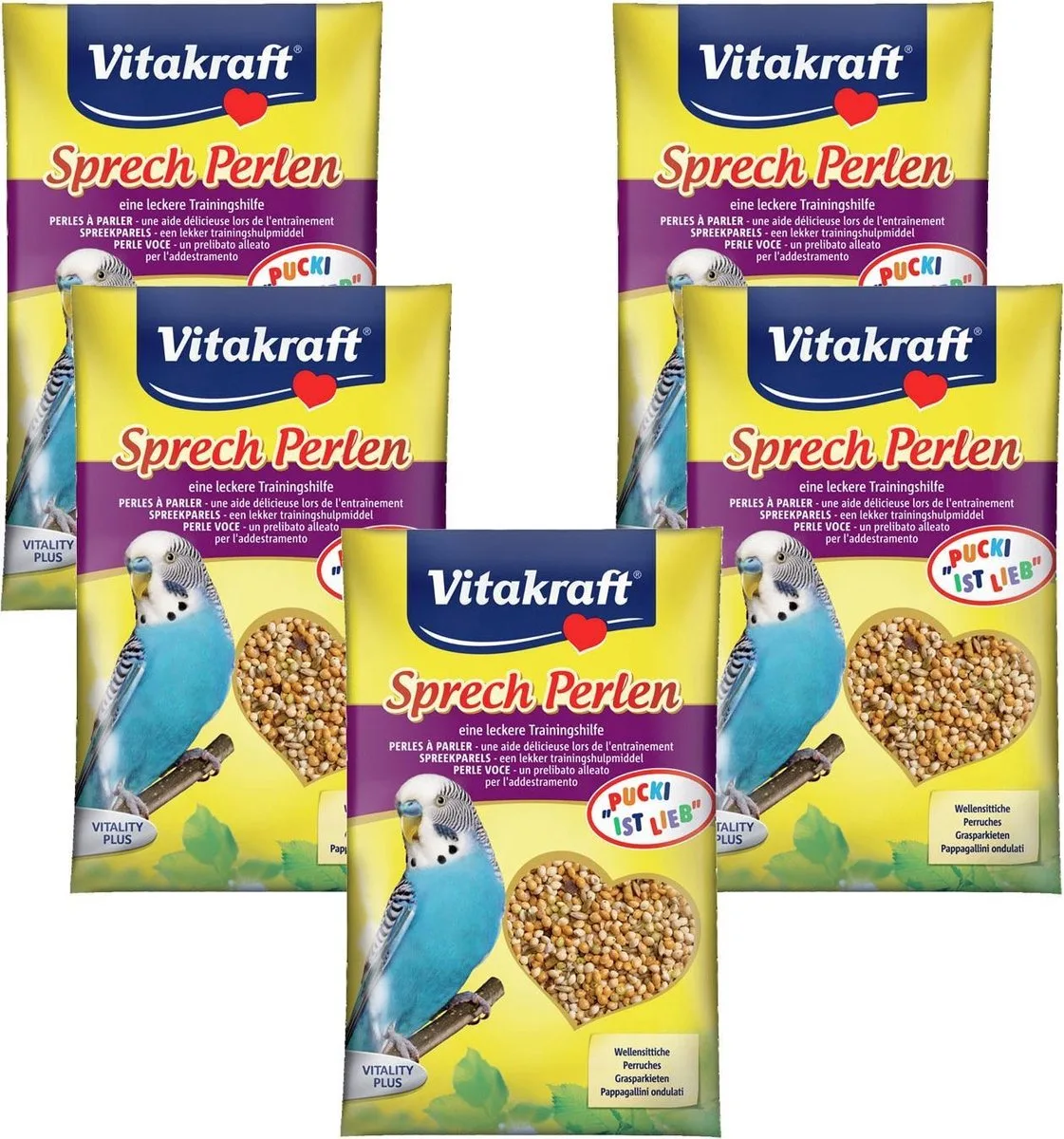 Spreekparels Parkiet - Vogelsnack - 5 x 20 g de Vitakraft – photo produit