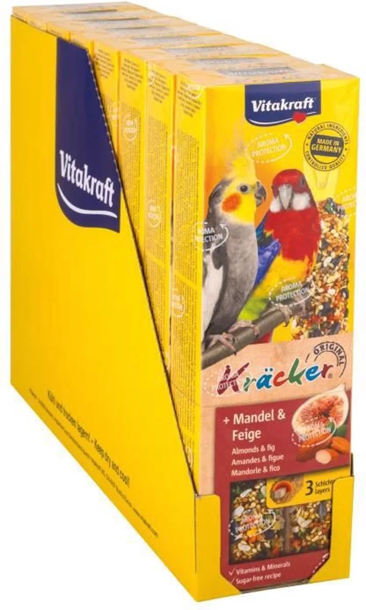 Valkparkiet Kracker Fruit 2 in 1 - 8 stuks van Vitakraft – productfoto