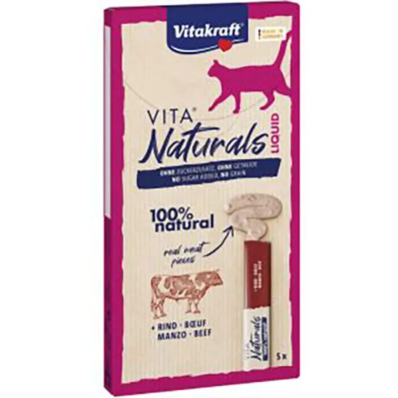 Vita Naturals Nassfutter Für Katzen Mit Kalbfleisch 11 Einheiten von Vitakraft – Produktfoto