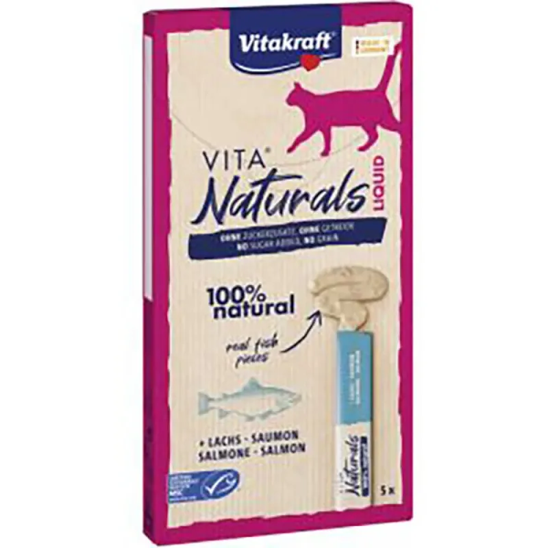 Vita Naturals Zalm Nat Kattenvoer 11 Eenheden de Vitakraft – photo produit
